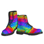 Rainbow Palm Tree Pattern Print Backpack