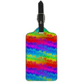 Rainbow Palm Tree Pattern Print Luggage Tag