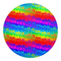 Rainbow Palm Tree Pattern Print Round Blanket