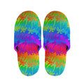 Rainbow Palm Tree Pattern Print Slippers