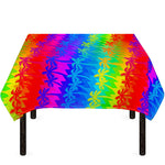 Rainbow Palm Tree Pattern Print Tablecloth