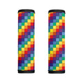 Rainbow Patchwork Pattern Print Handle Covers