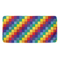 Rainbow Patchwork Pattern Print Towel