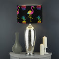 Rainbow Pineapple And Flamingo Print Drum Lamp Shade