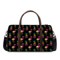 Rainbow Pineapple And Flamingo Print Duffel Bag