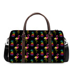 Rainbow Pineapple And Flamingo Print Duffle Bag