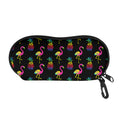 Rainbow Pineapple And Flamingo Print Glasses Case