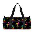 Rainbow Pineapple And Flamingo Print Gym Bag
