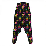 Rainbow Pineapple And Flamingo Print Hammer Pants