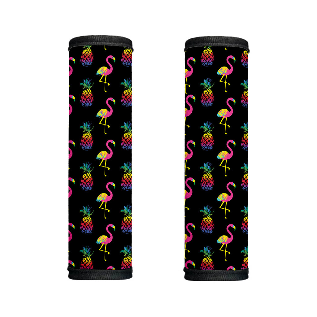 Rainbow Pineapple And Flamingo Print Handle Covers
