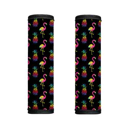Rainbow Pineapple And Flamingo Print Handle Covers