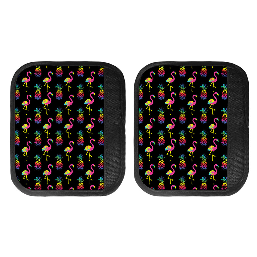 Rainbow Pineapple And Flamingo Print Handle Covers