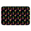 Rainbow Pineapple And Flamingo Print Indoor Door Mat