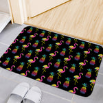 Rainbow Pineapple And Flamingo Print Indoor Door Mat