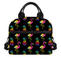 Rainbow Pineapple And Flamingo Print Insulated Lunch Bag