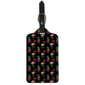 Rainbow Pineapple And Flamingo Print Luggage Tag