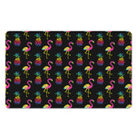Rainbow Pineapple And Flamingo Print Polyester Doormat