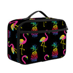 Rainbow Pineapple And Flamingo Print Portable Lunch Bag