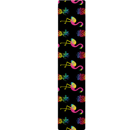 Rainbow Pineapple And Flamingo Print Table Runner