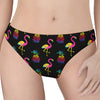 Rainbow Pineapple And Flamingo Print Women's Thong