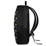 Rainbow Pixel 8-Bit LGBT Pride Heart 17 Inch Backpack