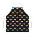 Rainbow Pixel 8-Bit LGBT Pride Heart Adjustable Apron