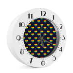 Rainbow Pixel 8-Bit LGBT Pride Heart Alarm Clock