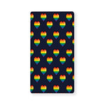 Rainbow Pixel 8-Bit LGBT Pride Heart Baby Crib Sheet
