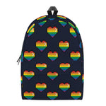 Rainbow Pixel 8-Bit LGBT Pride Heart Backpack