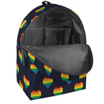 Rainbow Pixel 8-Bit LGBT Pride Heart Backpack