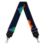 Rainbow Pixel 8-Bit LGBT Pride Heart Bag Strap