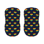 Rainbow Pixel 8-Bit LGBT Pride Heart Bar Stool Covers