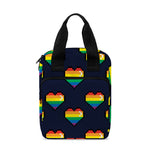 Rainbow Pixel 8-Bit LGBT Pride Heart Bible Tote Bag