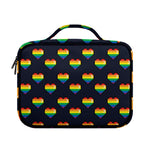 Rainbow Pixel 8-Bit LGBT Pride Heart Briefcase Bible Bag