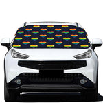 Rainbow Pixel 8-Bit LGBT Pride Heart Car Windshield Snow Cover