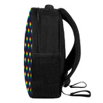 Rainbow Pixel 8-Bit LGBT Pride Heart Casual Backpack