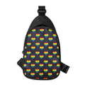 Rainbow Pixel 8-Bit LGBT Pride Heart Sling Bag