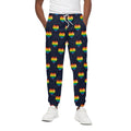 Rainbow Pixel 8-Bit LGBT Pride Heart Cotton Sweatpants