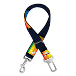 Rainbow Pixel 8-Bit LGBT Pride Heart Dog Seat Belt