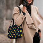 Rainbow Pixel 8-Bit LGBT Pride Heart Double Strap Bible Bag