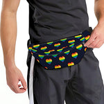 Rainbow Pixel 8-Bit LGBT Pride Heart Fanny Pack