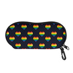 Rainbow Pixel 8-Bit LGBT Pride Heart Glasses Case
