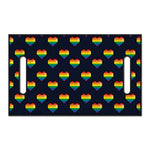 Rainbow Pixel 8-Bit LGBT Pride Heart Golf Cart Seat Cover