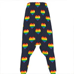 Rainbow Pixel 8-Bit LGBT Pride Heart Hammer Pants