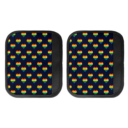 Rainbow Pixel 8-Bit LGBT Pride Heart Handle Covers