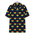 Rainbow Pixel 8-Bit LGBT Pride Heart Hawaiian Shirt