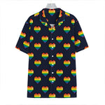 Rainbow Pixel 8-Bit LGBT Pride Heart Hawaiian Shirt