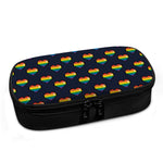 Rainbow Pixel 8-Bit LGBT Pride Heart Insulin Cooler Travel Case