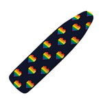 Rainbow Pixel 8-Bit LGBT Pride Heart Ironing Board Cover