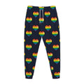 Rainbow Pixel 8-Bit LGBT Pride Heart Jogger Pants